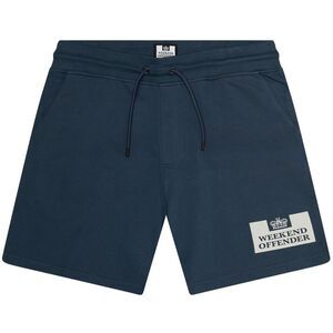 Weekend Offender Mens Parma Logo Sweat Shorts / Ink Blue/Silver